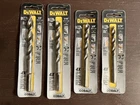 Dewalt 4 Packs 1/2", 7/16", 3/8", And 5/16" Cobalt Industrial Drill Bits New. Price: $30.00.