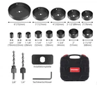 Hychika Max Size 6 In. And Min 3/4 Hole Saw Set (19-PIECE) HS17C New. Price: $24.99.