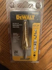 Dewalt 3/16 - 7/8 1/4 Step Drill Bit Titanium Impact Ready DWA1786IR New. Price: $32.00.