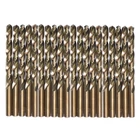 Drillforce 20PCS 17/64" Cobalt Bit Set Hss M35 Jobber Metal Wood New. Price: $36.59.