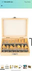 Router Bits Set 1/4 Inch Shank - Of 15 Pieces, Baidets Tungsten Carbide Wood New. Price: $25.40.