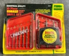 Hanson 63155 Drill Bit / Irwin 56605, 10 Ft. Tape Combo. Set - Vintage New. Price: $20.00.
