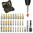 Dtructiew 33PCS Titanium Damaged Screw Extractor Set Hss 4341 New. Price: $34.46.