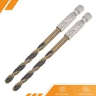 2 Set High Speed Steel Twist Drill Bit With Hex Shank 105MM Length New. Price: $14.26.