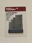 Hyper Tough 10-PIECE Masonry Drill Bit Set For Concrete Brick Block Carbide Tip New. Price: $13.75.