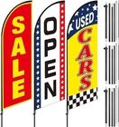 3 Pcs Used Cars 7 X 5.4 Ft Auto Dealer Swooper Feather Flags Kits Set New. Price: $74.28.