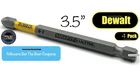 4 Pack Dewalt Maxfit Ultra PH3 3-1/2" In. Long Bit Phillips #3 3.5" New. Price: $11.29.