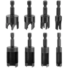 Qwork Wood Plug Cutter Drill Bit Set, 8PCS, 1/4", "5/16", "3/8", "1/2 New. Price: $13.10.