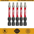 Milwaukee Shockwave Screw Driver Bit Impact Duty In T20 Torx Alloy Steel (5PC) New. Price: $13.99.