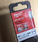 Milwaukee 48-20-4415 Spline Bit 4-CUTTER 1-1/2 In. X 18 22 Used. Price: $75.00.