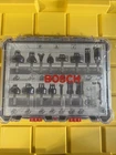 Bosch RBS015MBS 15-PC Carbide-tipped Wood Router Bit Assorted Set New. Price: $210.00.