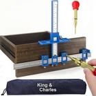 King&charles Cabinet Hardware Jig, Handle With Automatic Center Punc New. Price: $19.94.