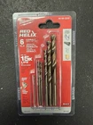 Milwaukee 48-89-2330 6 Piece Drill Bit Red Helix Cobalt Hard Metal Free Shipping New. Price: $19.99.
