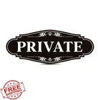 Luhimo Private Sign Door Waterproof Vinyl New. Price: $20.00.
