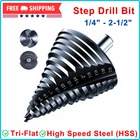 Toolant Gigantic Step Drill Pro 1/4"- 2-1/2"(15 Size) Shank Unibit New. Price: $64.02.