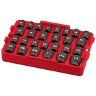 Milwaukee Tool 49-66-6819 27 Pc. Shockwave Impact Duty 1/2" Drive Sae & Metric New. Price: $149.97.