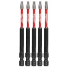 Milwaukee 48-32-4577 Shockwave Impact Duty 3-1/2" T15 Torx Bits, 5-PK New. Price: $17.97.