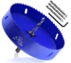 6-1/4 Inch Hole Saw With Heavy Duty Arbor, 1.2 Cutting Depth Hss Bi-meta... New. Price: $26.26.