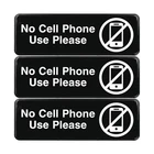 Excello EGPHD0266S No Phone Use Sign 9X3 Black/white 3/PACK New. Price: $19.57.