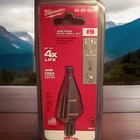 Milwaukee 48-89-9209 Jam Free 7/8-1 1/8 Step Drill Bit #9 For Metal New. Price: $17.00.