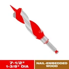 Diablo 1-3/8" X 7-1/2" High Carbon Steel Auger Bit For Wood Open. Price: $19.99.