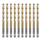 Sali Cobalt Drill Bit SET,10 Pack 1/4 Inch High Speed Steel Hex Shank Jobber ... New. Price: $32.05.