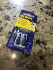 Irwin 1837381 Count 1" #2 Square Recess Torsion Bits New. Price: $6.99.