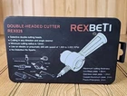 Rexbeti Double Headed Cutter Sheet Metal Nibbler Drill Attachment REX028 Open. Price: $29.99.