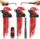 Sedy 30-PIECE Long Arm Ball End L-hex & Torx Key Set With Metric Sae, Red New. Price: $84.94.