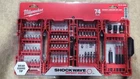 Milwaukee 48-32-4062 Shockwave Impact Duty Driver Bit Set 74PC New. Price: $47.99.