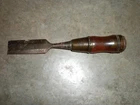 Vintage 8" Length 1" Tip Wards Master Chisel See Through Brownish Plastic Handle Used. Price: $14.99.