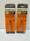 1PAIR Of Diamond Sure 1/4" Drill Bits #900-003 New. Price: $22.49.