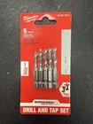 Milwaukee Shockwave Impact Drill And Tap Bit (5 Piece) 48-89-4874 New. Price: $15.99.