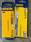 Lot Of 2 Irwin 81158 #58 High Speed Steel Wire Drill Bit 1-5/8 In. New. Price: $13.00.