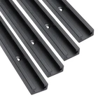 Black Anodized Aluminum Universal Double Cut Profile Ttrack 48 Inch Pcs New. Price: $59.04.