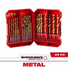 Milwaukee Shockwave Impact Duty Titanium Drill Bit Set (29-PIECE) New. Price: $79.99.
