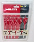 Hilti Wdb-s Spade Bit Set Wood 6 Pk #2025597 New. Price: $39.99.