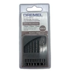 Dremel 7 Piece Precision Drill Set 628-03 Open. Price: $15.00.