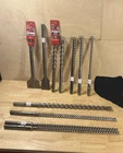 Milwaukee Sds-max 11PCS Long 4-CUTTER Carbide Drill Bits & Sledge Chisels- New Open. Price: $284.99.