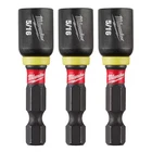 Shockwave Magnetic Nut Driver Bit 5/16" X 1-7/8" Impact Drill Strong (3-PACK) New. Price: $10.78.