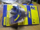 Irwin 3046012 Drill Bit, 2-1/4 Dia 5 Oal 3-FLUTE 7/16 Shank Hex New. Price: $50.00.