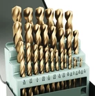 Behappy 29PCS Cobalt Drill Bit Set (1/16"-1/2"), M35 Hss, 135 Degree Tip, Twist New. Price: $90.90.