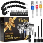 Tietoc 19PCS Flexible-drill-bit-extension Set, Stocking Stuffers Gifts For Men New. Price: $53.78.