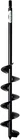 Power Planter Garden Auger Drill Bit Black 3" 24" Extreme Heavy Duty Tip New. Price: $100.99.