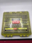 Ryobi 141-PIECE Drill & Drive Set W/ Mag Tray Slotbox Organizer Complete Open. Price: $35.99.