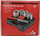 Warrior 9-PC Carbide Grit Hole Saw Set 69068 1-1/4 To 3-1/4 Pilot Bit Case New Open. Price: $40.00.