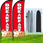 Hahafelt 2 Sets Breakfast Feather Flag Kit 8FT Swooper Special... New. Price: $71.19.