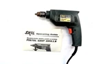 Skil 3/8" Electric Drill No 6225 Variable Speed, 1/3 Hp, Reversing, With Manual Used. Price: $13.49.