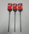 (3) Milwaukee 48-20-7732 1/4" X 8" Sds Carbide Tip Hammer Drill Bits New. Price: $22.00.
