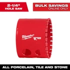 2-1/4 In. Diamond Max Hole Saw New. Price: $29.98.
